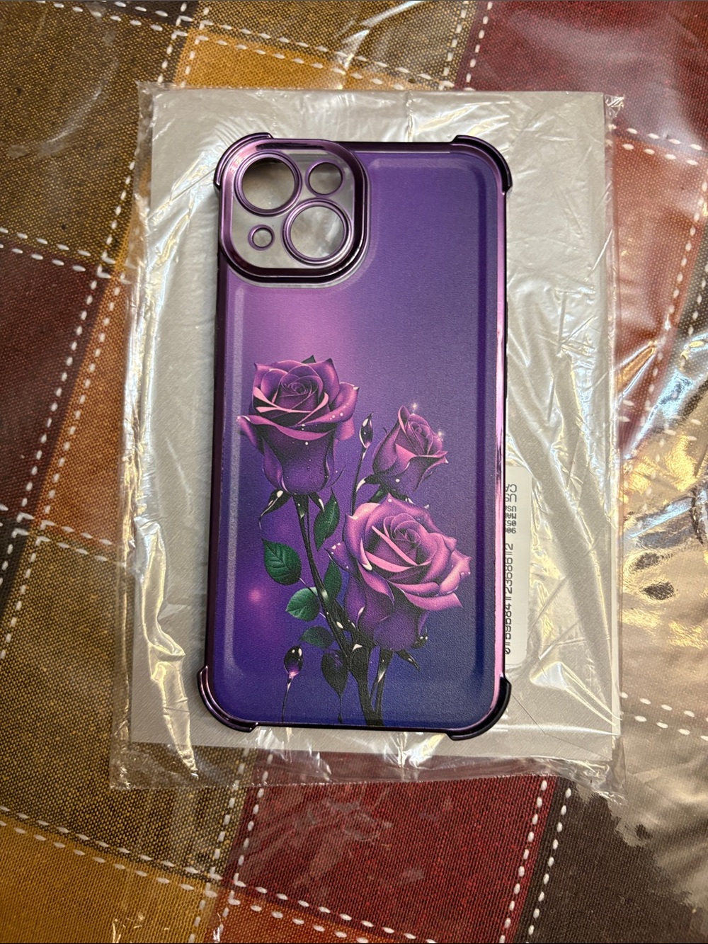 Apple Purple Gradient Rose Phone Case